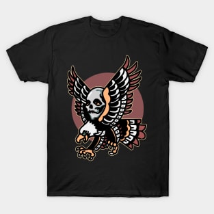 skull eagle tattoo T-Shirt